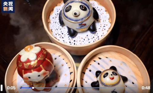 快乐吃瓜冰墩墩,冬日里的甜蜜暖阳